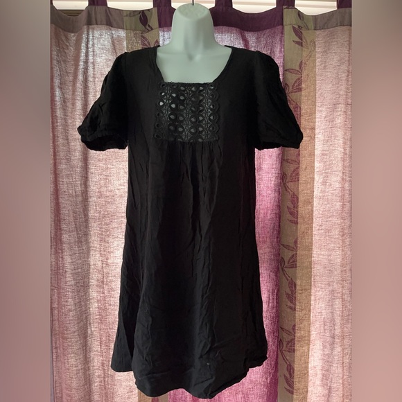 Sandro: Black Eyelet Dress - Picture 4 of 13